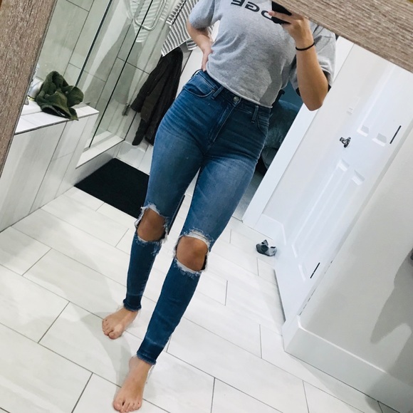 Abercrombie & Fitch Denim - Abercrombie & Fitch Simone High Rise Jeans